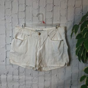 Vintage White Jean Shorts